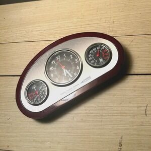 Shadin Avionics Desk Clock Thermometer Hygrometer Weather Station